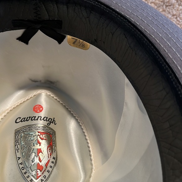 Cavanagh genuine suede fedora. Size 7 1/2. EUC - Picture 6 of 10